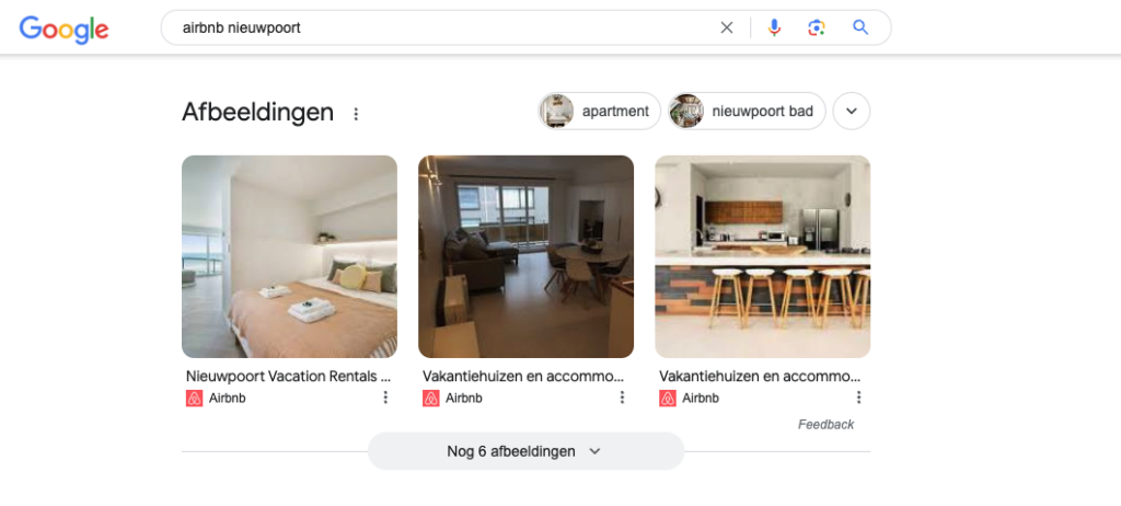 Airbnb SEO Google Feature